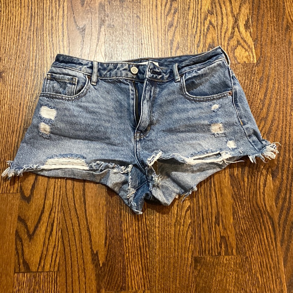 Denim shorts